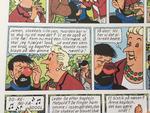 Der er to uforglemmelige næser i Tintin-sagaen. Den ene er Rastapopoulos’ i Flight 714 til Sydney, den anden er Haddocks som den ses her.  Illustration Fra 'Det gådefulde juveltyveri'
