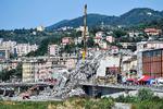 Den nye bro vil være »som et skib, den vil være enkel og sober, som Genova« Arkivfoto: Simone Arveda/AP /

