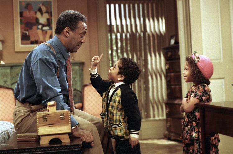  Bill Cosby under indspilningen til ’The Cosby Show’, der løb over tv-skærmene fra 1984 til 1992.  AP