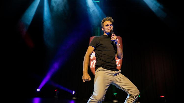 Ruben Søltofts andet show handler, som hans første, om at blive droppet af en kæreste.  Foto: Louis Bülow Bertelsen 