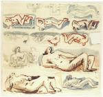 Henry Moore skitse fra 1920'erne. 