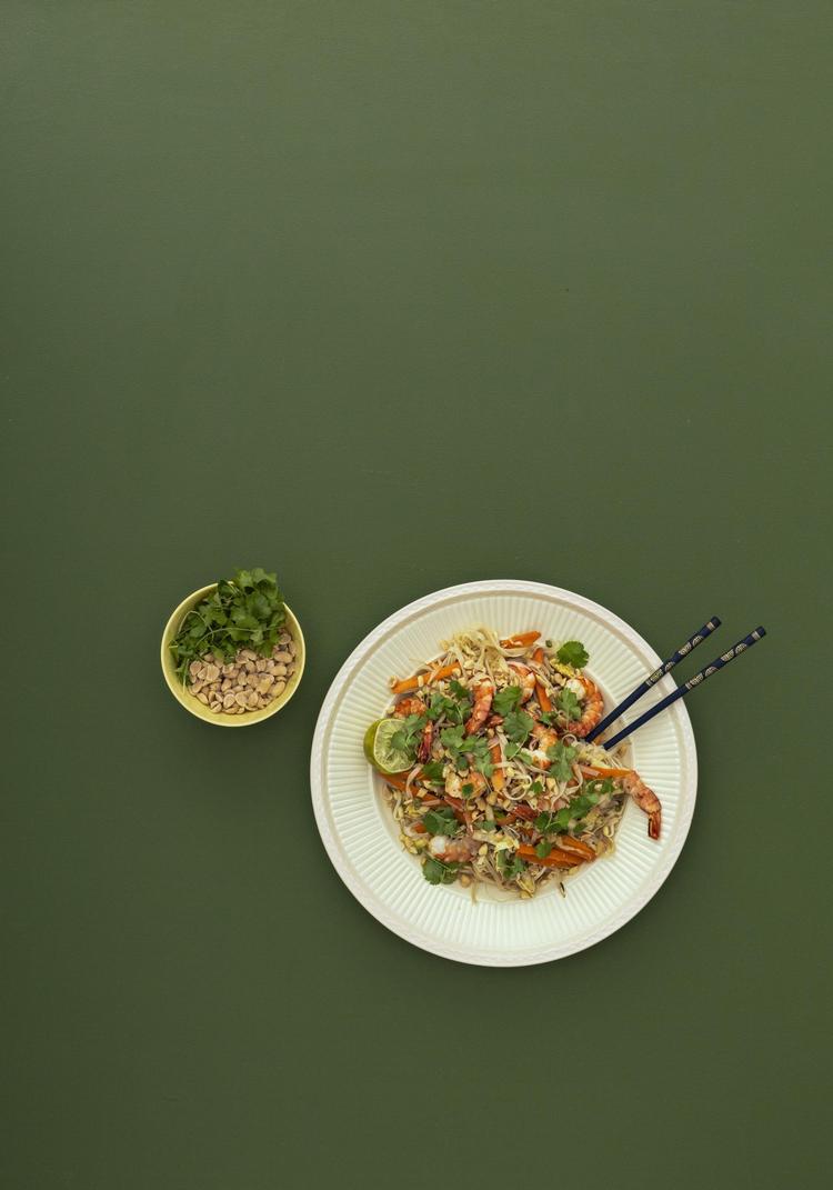 Pad thai færdig