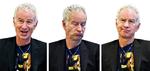 På tennisbanen var John McEnroe en temperamentsfyldt herre. Når han i dag siger sin mening i programmet ’Commissioner of Tennis’, lægger han ikke fingrene imellem: »Jeg tænker højt, hvad jeg selv ville have gjort i den givne situation«. Foto: Karin Törnblom / IBL Bildbyrå  