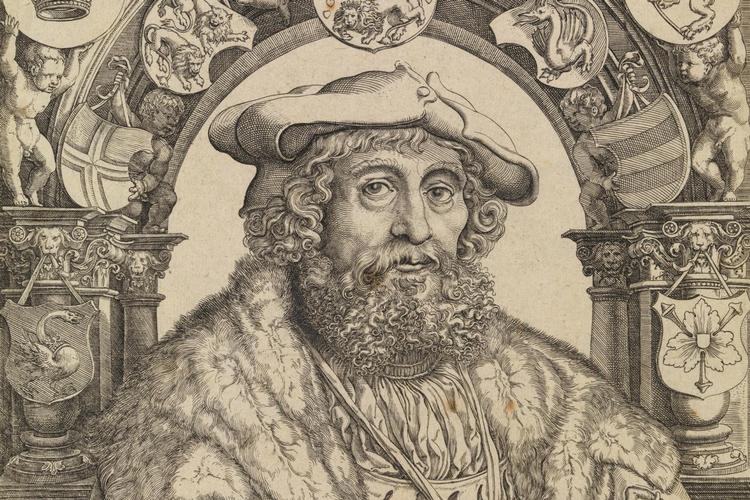 Med kobberstik nåede kong Christian II ud til de magtfulde i Europa: I midten Jacob Bincks kobberstik efter maleri af Jan Gossart fra 1526. Til venstre et træsnit fra 1525, også efter forlæg af Gossart. Og til højre et træsnit af Lucas Cranach den Ældre fra 1523. 