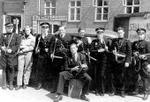 Herluf Rasmussens aktivgruppe af illegale politibetjente. Foto fra bogen 