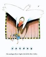 Om søndagen flyver fuglen ind ad det åbne vindue. Illustration fra bogen 