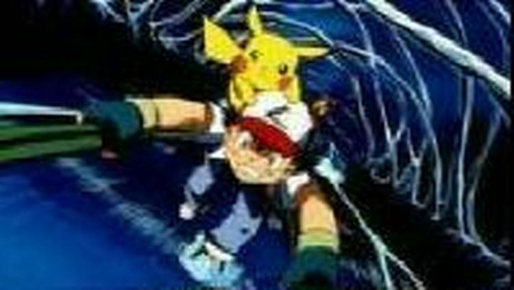 Pokémon - på én gang pædagogisk og endnu et udtryk for den grænseløst udspekulerede kynisme bag hele den guldrandede pengemaskine. Foto fra filmen 