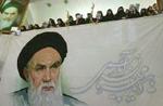 Vægmaleri af Mohammad Khatami. Foto: AP 