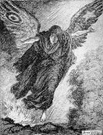 Nemesis. De allierede rykker frem mod Paris. Illustration: Bernard Partridge, Punch 1944 