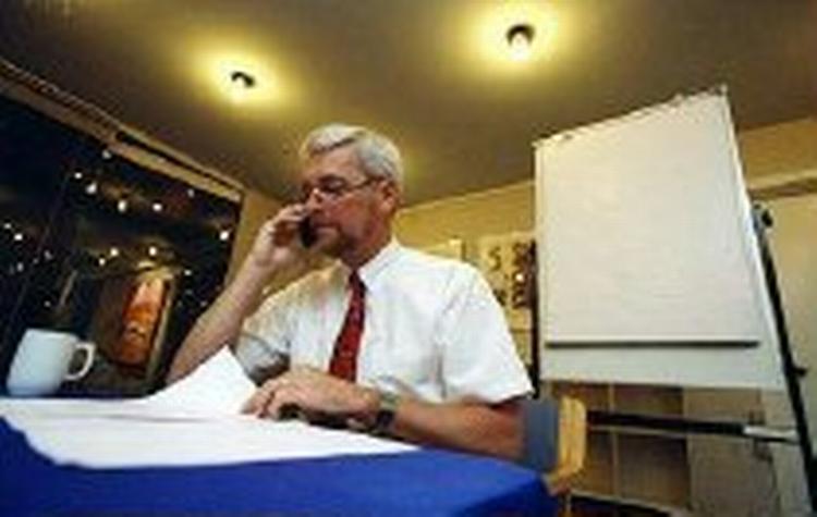KLs formand, Anker Boye, tilfreds med aftalen. Foto: Morten Langkilde 