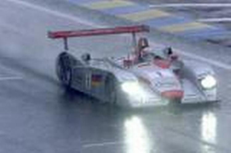 Tom Kristensen vandt Le Mans i silende regn. Foto: AP 