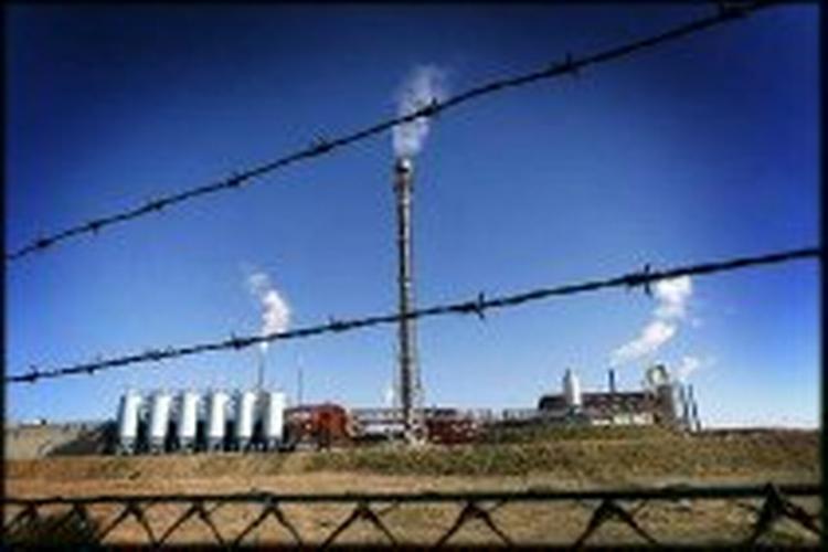 Cheminovas fabrik på Harboøre Tange. Foto: Claus Bonnerup 