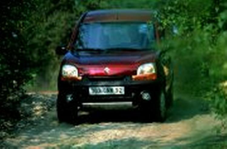 Renault Kangoo med firehjulstræk i terrænet. Foto: Renault 