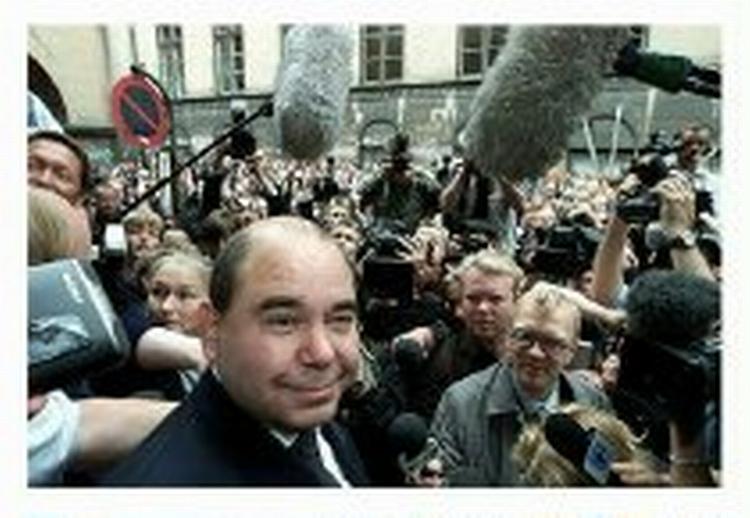 Kurt Thorsen - efter domafsigelsen 14. juni 2000. Foto: Claus Lunde 