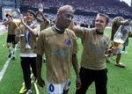 FCK-spillerne får en god slat penge for at kvalificere sig til Champions League. Foto: Finn Frandsen 