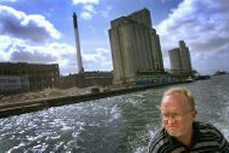 Overborgmesteren på havnen. Foto: Jakob Carlsen 