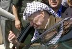 Ny aflysning af møde mellem Yassir Arafat og Shimon Peres. - Foto: AP 
