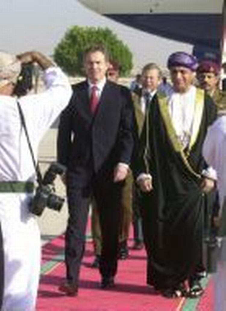 Balir er onsdag i Oman. - Foto: AP 