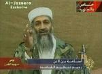 Osama bin Laden som han lørdag tonede frem i sin tredje videoerklæring siden det første luftangreb på Afghanistan den 7. oktober. - Foto: AP 