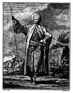 Carsten Niebuhr i araberdragt 