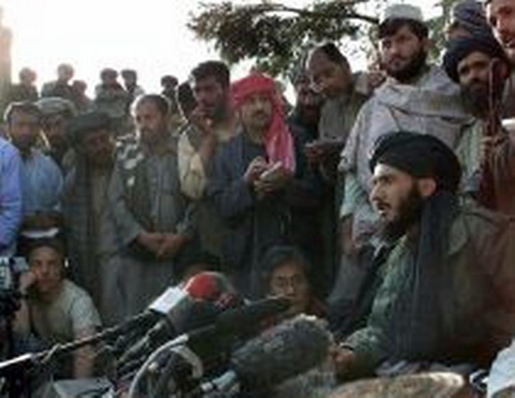 Talebans talsmand Tayab Khan. - Foto: AP 