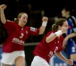 Lotte Kiærskou scorede danskernes første seks mål. - Foto: Lars Poulsen 