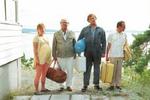 Fra venstre præsenterer norsk film: Reidun, Alfons, Kjell Bjarne og Elling. Overboen, Poeten og de to norske tosser på hyttetur. - Foto: Terje Rygg &amp;amp; Anne Lise Flavik. 
