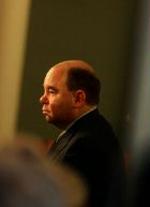 Thorsen blev fjern i blikket lige efter domsafsigelsen. - Foto: Ritzau 