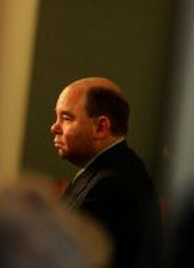 Thorsen blev fjern i blikket lige efter domsafsigelsen. - Foto: Ritzau 