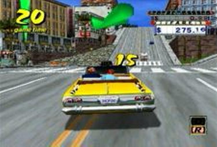 Konstant stress og jag er en dybt integreret del af 'Crazy Taxi', hvor man som taxichauffør skal servicere flest mulige kunder på kortest mulig tid. 