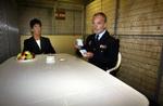 Politidirektør Hanne Bech Hansen og chefpolitiinspektør Kai Vittrup fra Københavns Politi. - Foto: Ole Buntzen 