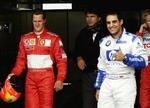 Juan Pablo Montoya til højre. - Foto: AP 