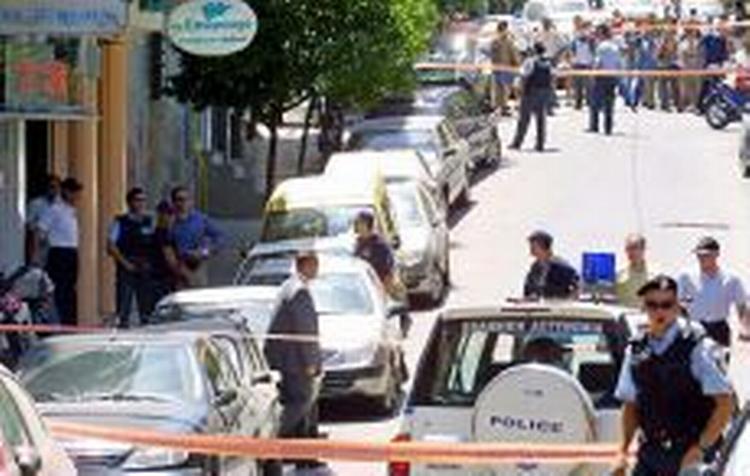 Ransagning i Athen lørdag. - Foto: AP 