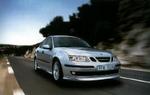 Saab 9-3 fås i første omgang udelukkende som firedørs sedan. Senere kommer også en cabriolet samt forskellige udgaver med firehjulstræk. - Foto: Saab 