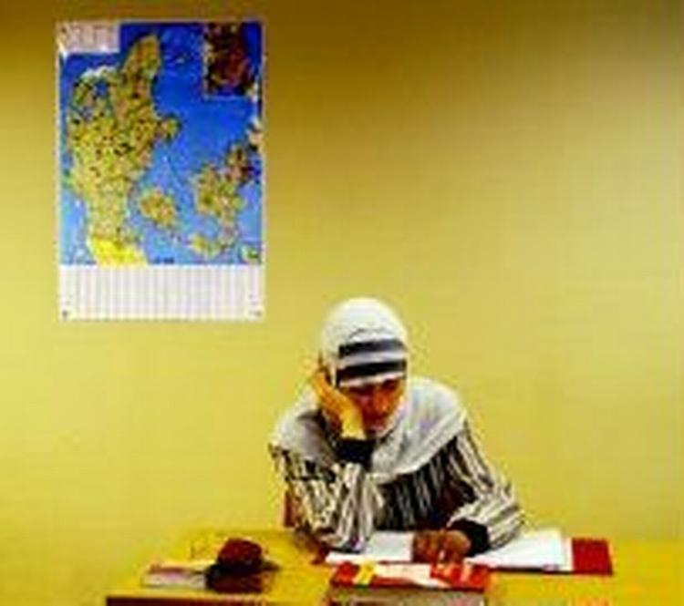 På Studieskolen i Gothersgade bruger man også de omstridte undervisningsbøger. - Foto: Kaare Viemose 
