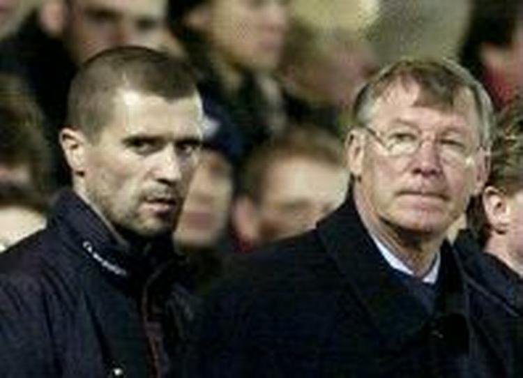 Keane til venstre. - Foto: AP 