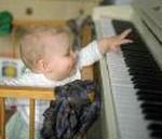 Baby og musik