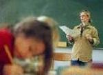 Lærer Pia Schmidt Thomsen underviser en skoleklas