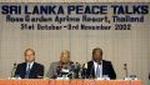 SRI LANKA PEACE TALKS