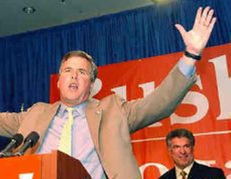 George W. Bushs bror, Jeb, har overraskende genvundet guvernørposten i Florida. - Foto: AP 