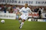 FC Københavns stærke forsvarsspiller, Martin Albrechtsen, starter for første gang inde på landsholdet. - Foto: Thomas Borberg !     s 