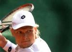 Kommer Kenneth Carlsen helskindet gennem de første to runder venter sandsynligvis den topseedede Lleyton Hewitt. - Foto: Kim Agersten 