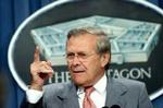 USAs forsvarsminister Donald Rumsfeld. - Foto: AP 