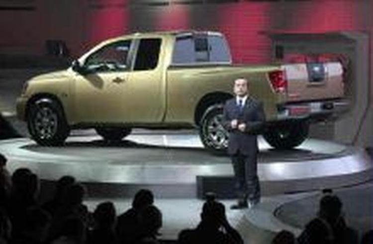 Ingen større: Nissan Titan er p.t. den største truck i USA. - Foto: Paul Sancya/AP 