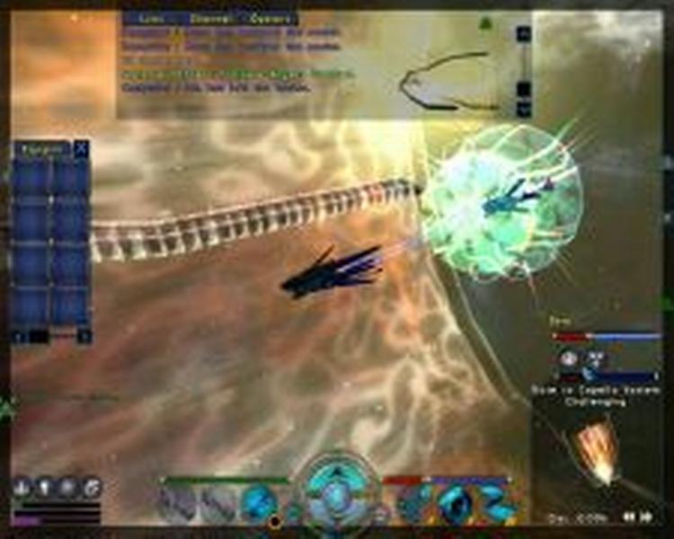 I  Earth &amp;amp; Beyond  pisker man ind og ud af hyperspace, når man rejser til andre stjernesystemer. Rejsetiden kan dog føles lang, så det er godt at have kaffe med. 