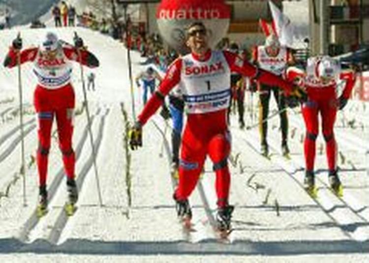Thomas Alsgaard stod i spidsen for norsk triumf på 30 kilometer distancen. - Foto: AP 