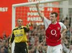 Francis Jeffers jubler efter at have bragt sit hold foran. - Foto: AP 