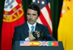 Den spanske premierminister Jose Maria Aznar deltog i søndagens topmøde på Azorerne. - Foto: AP 