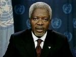 FNs generaldirektør Kofi Annan. - Foto: AP 