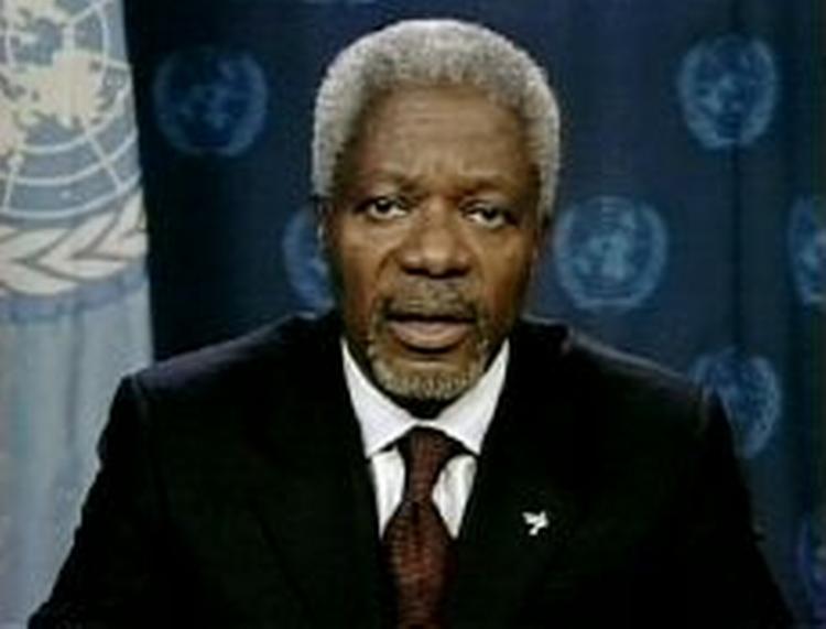 FNs generaldirektør Kofi Annan. - Foto: AP 